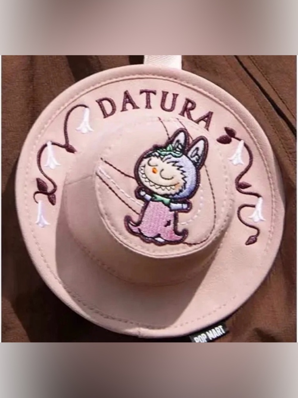 Datura Labubu Fall in the Wild bucket hat bag blind box from Pop Mart